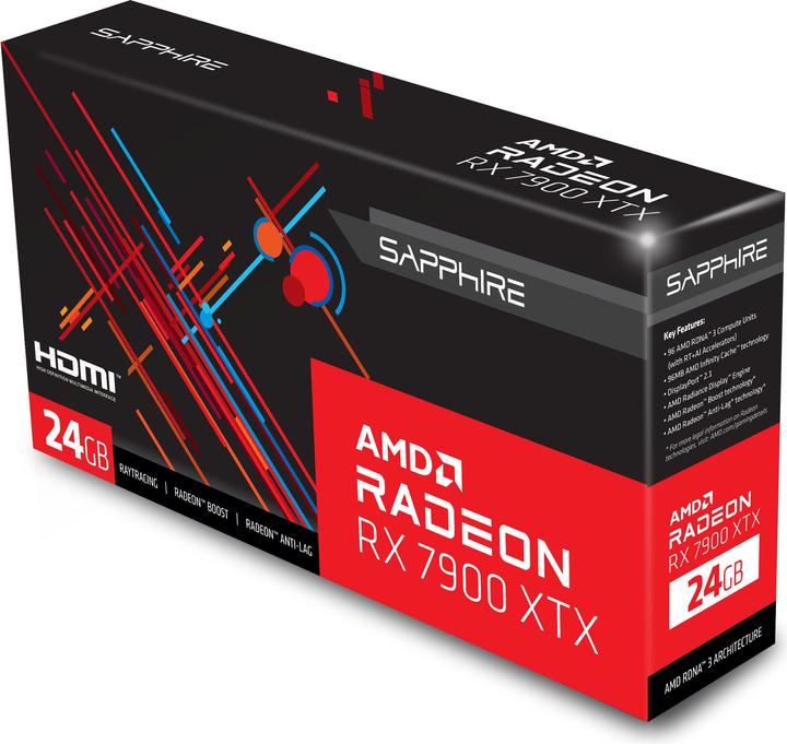 Actual product image Sapphire AMD RADEON RX 7900 XTX MBA (24 GB)