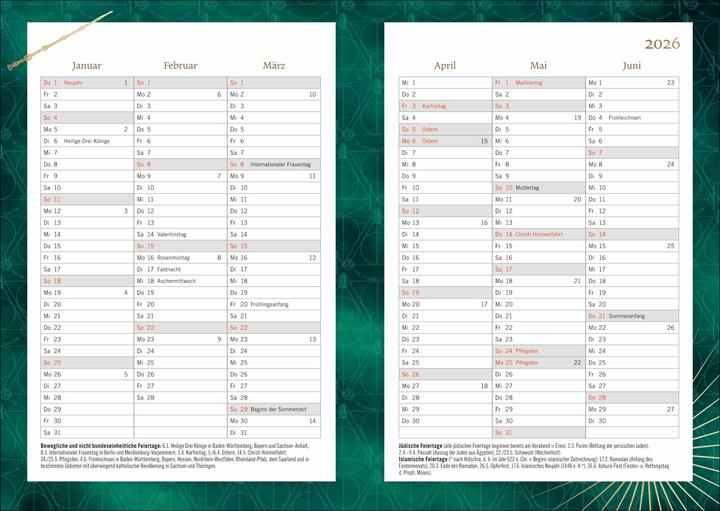 Produktbild Harry Potter Hogwarts Schülerkalender A5 2026 - 17 Monate ab August 2025 (A5, Deutsch)