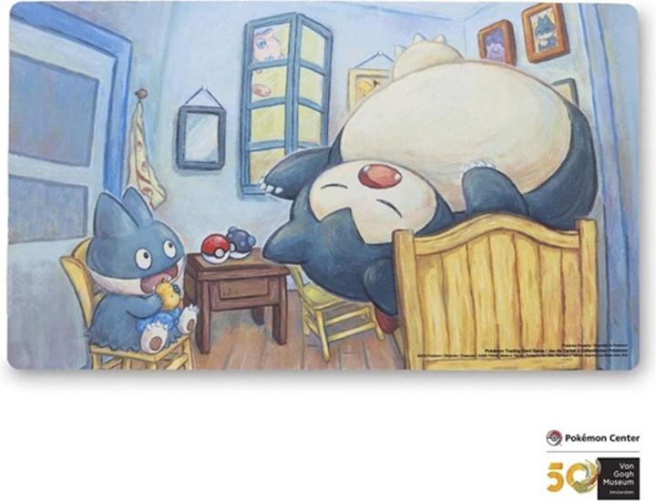 Actual product image Pokémon Center x Van Gogh Museum: Munchlax & Snorlax Inspired By The Bedroom Spielmatte/Playmat