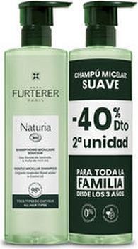 Naturia Ultra-sanftes Micellar Shampoo ohne Sulfate Packung 2 X 400 Milliliter