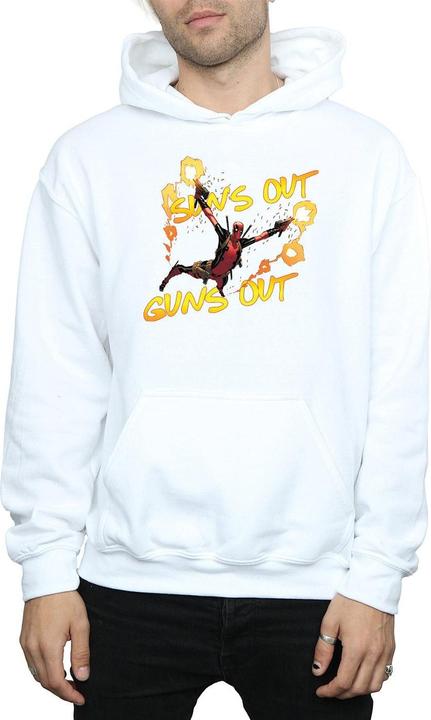 Immagine prodotto Deadpool Sun's Out Guns Out Felpa con Cappuccio Uomo (XL)