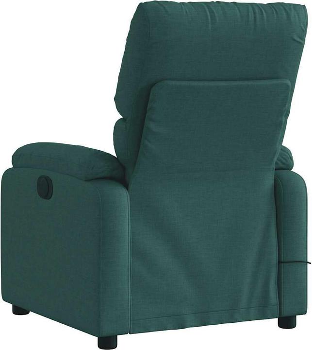 Immagine prodotto VidaXL Poltrona massaggiante in tessuto verde scuro,Colore: verde scuro,Materiale