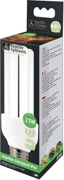 Actual product image Arcadia Compact Lamp Pro Reptile 6 %, E27, 23 W, 6 % UVB et 30 % UVA (UVA, UVB)
