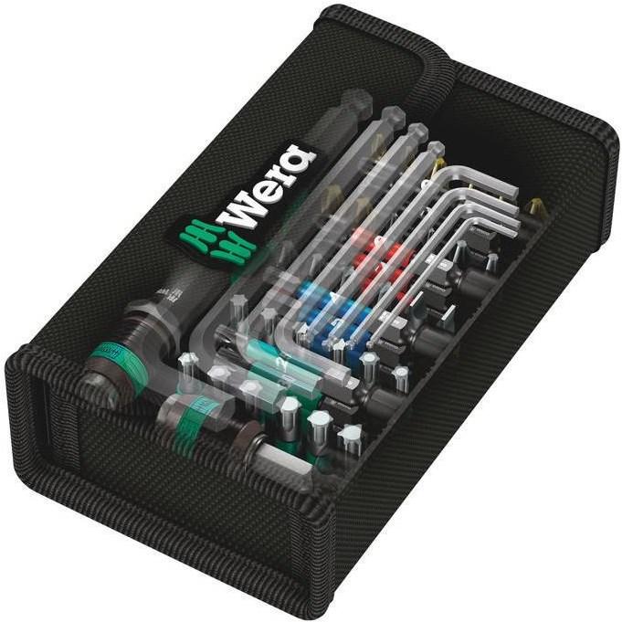Actual product image Wera Kraftform Kompakt 100 (Hexagon socket TX M10, Hexagon socket TX M15, Hexagon socket TX M20, Cross Phillips PH M1, Cross Phillips PH M2, Hexagon socket TX M25, Hexagon socket TX M40, Cross Pozidriv PZ M1, Cross Phillips PH M3, Cross Pozidriv PZ M3, Hexagon socket TX M30, Cross Pozidriv PZ M2)