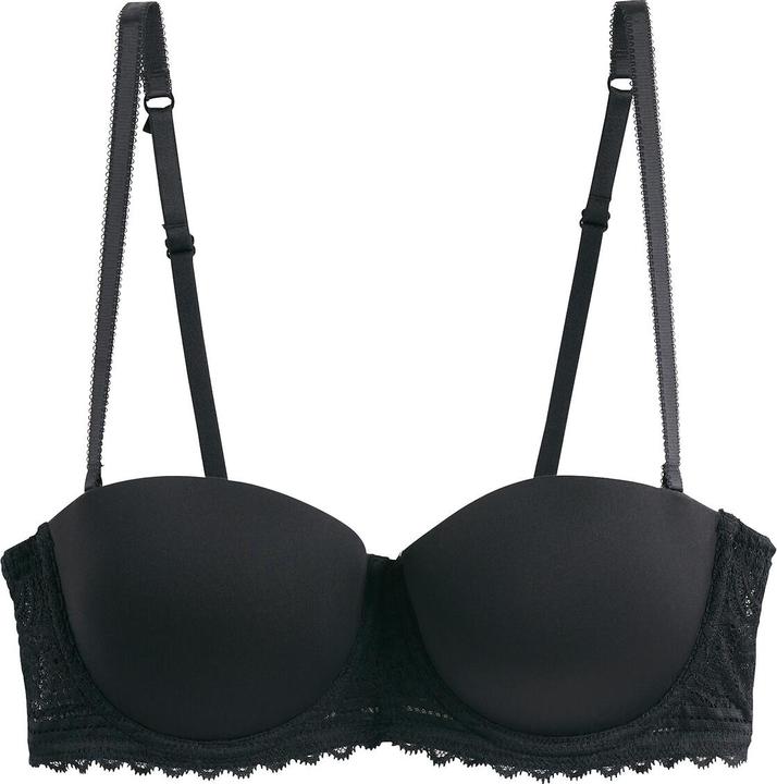 Produktbild La Redoute Collections Spitzen-BH in Bandeau-Form aus recyceltem Material (70 A)