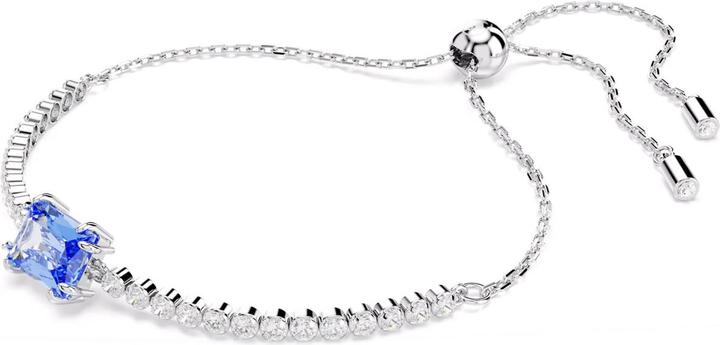Actual product image Swarovski Matrix Tennis Bracelet Various Cuts Blue (24 cm, Swarovski Metal)