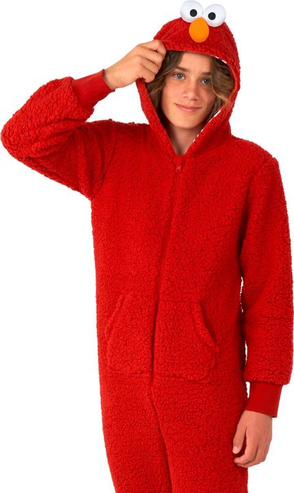 Actual product image OppoSuits Elmo Onesie für Kinder (134, 140, 146, 152)