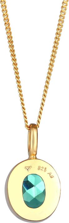 Produktbild Elli Edelsteinkette (Quarz, 925 Sterling Silber vergoldet, 45 cm)
