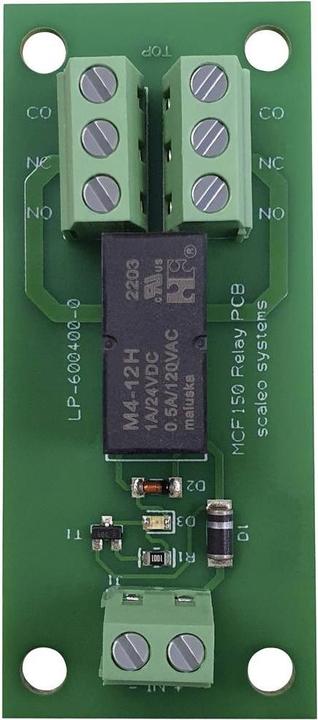 Scaleo Systems Relay board 1 pc. VV-600401-0-C 2 changeover contacts 12 V/DC