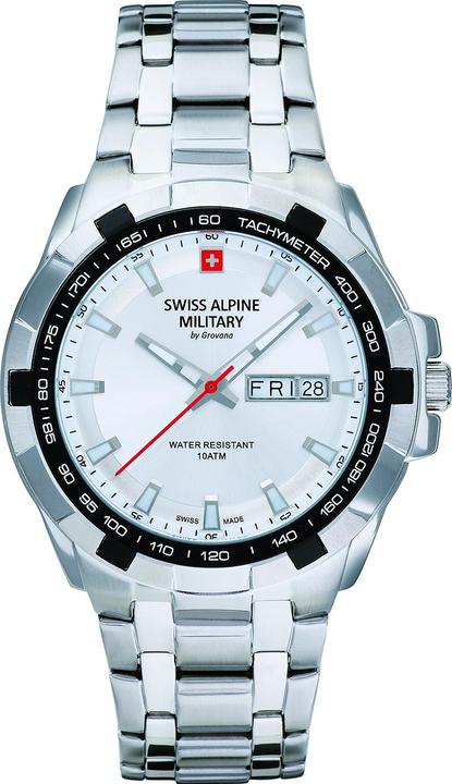 Swiss Alpine Military 7043.1132 Day-Date 42mm 10ATM (Analoguhr, 42 mm)
