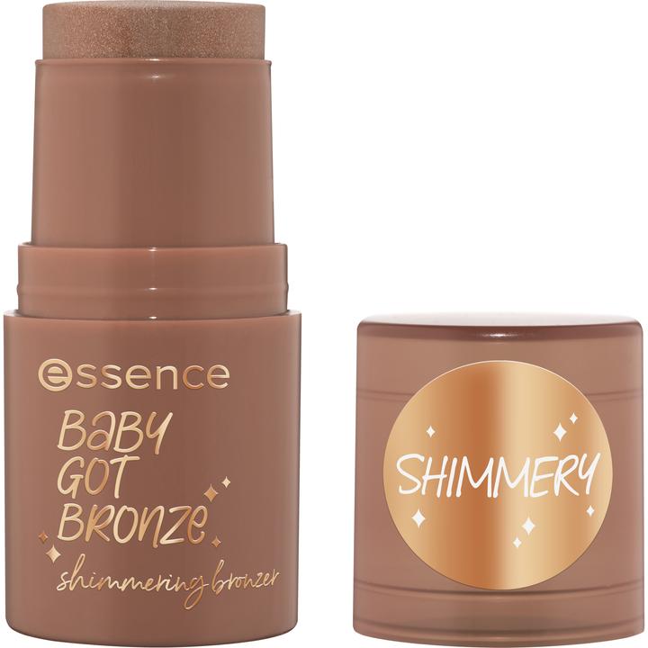Image du produit essence BABY GOT BRONZE shimmering bronzer bronzeur scintillant (20 Holiday Glow, Contour, 5.50 g)