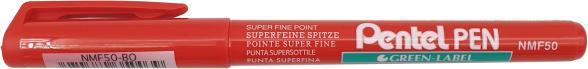 Actual product image Pentel Green-Label NMF50 (Red, 1 x)