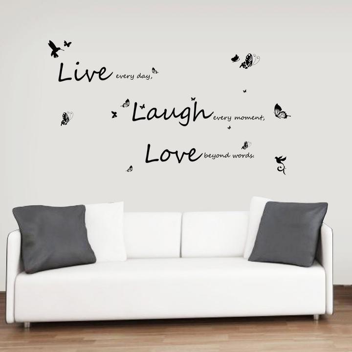 Actual product image Walplus Vivid Live Laugh Love (90 x 30 cm)