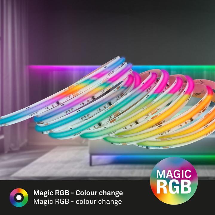 Produktbild Briloner COB-LED RGB IC stripe, 3m, 1.440xLED/m (RGBW, 14 cm, Indoor)