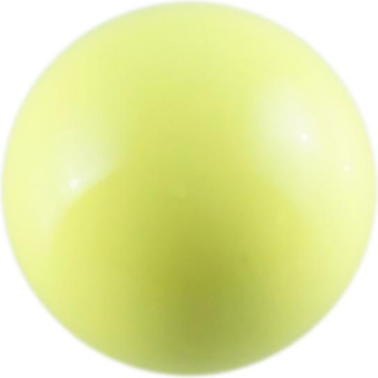 Star Piercing Micro Kugel pastellgelb (ohne Messing, Chirurgenstahl 316L)