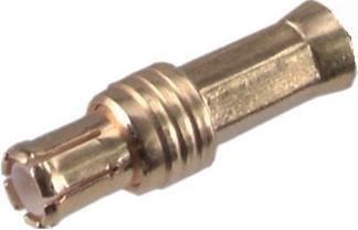 Produktbild Huber & Suhner HF-Steckverbinder, MCX, Messing, Stecker, Gerade, 50Ohm, Crimp-Anschluss