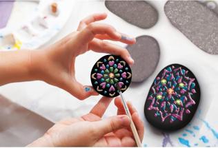 Image du produit Grafix Peinture sur pierre Mandala