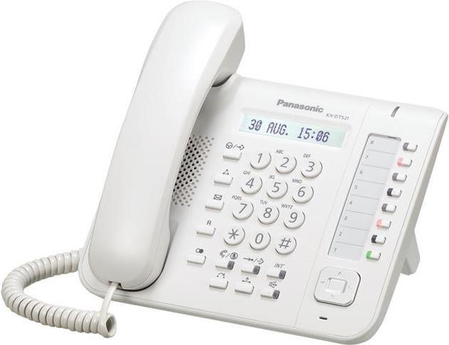 Immagine prodotto Panasonic KX-DT521NE Terminale di sistema digitale bianco 1 linea display LCD retroilluminato Vivavoce...