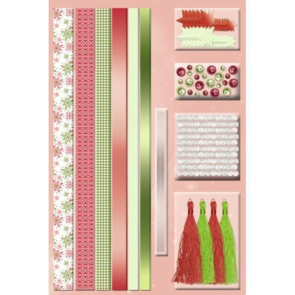 Produktbild Ursus Bastelset Designstreifen Paper Balls Country