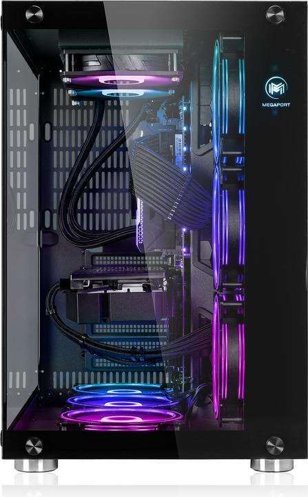 Actual product image Megaport Gaming PC Intel i9 - GeForce RTX 3070 Ti - 32GB RAM - 117-DE (Intel Core i9-12900F, 32 GB, 2000 GB, GeForce RTX 4070)