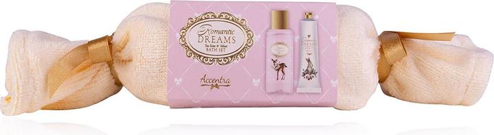 Accentra Geschenkset ROMANTIC DREAMS in Gästehandtuch verpackt (Haarpflege set)