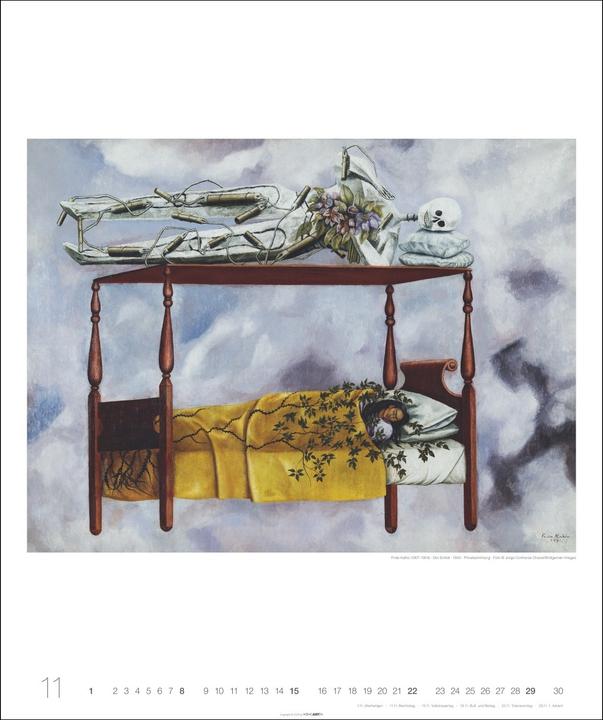Produktbild Frida Kahlo Edition Kalender 2026 (46 x 55 cm, Deutsch)