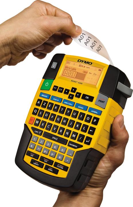 Produktbild Dymo Rhino 4200 Azerty 19mm PB1 FR/BE (180 dpi)