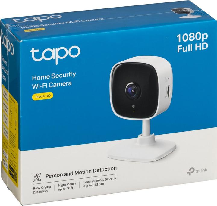 Image du produit TP-Link Tapo C100 Sécurité intérieure (1920 x 1080 Pixels)