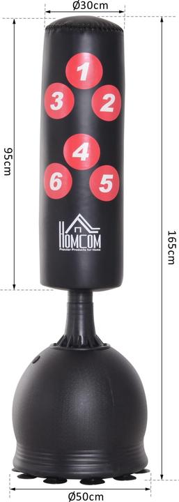 Image du produit Homcom Boxe factice (165 cm, 15.50 kg)