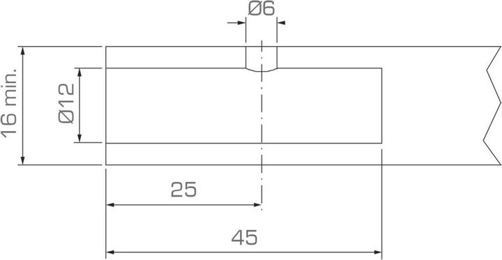 Produktbild Effegibrevetti Unsichtbare Horizontalverbinder Roto (1 Stk.)