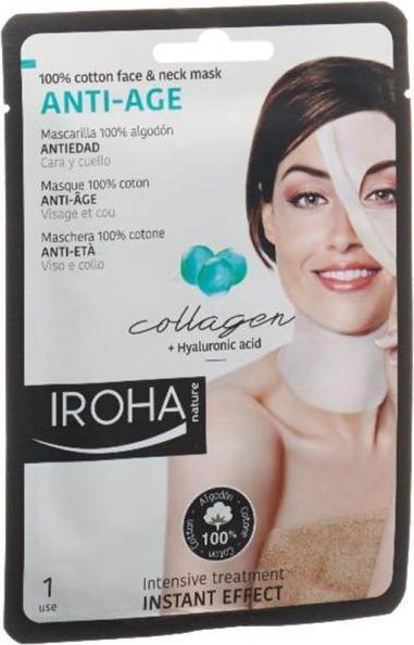 Actual product image Iroha Nature Nature - Cotton Face & Neck Mask Anti-Age (30 ml)