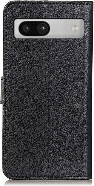 Actual product image MU Classic Litchi Leather Bookcover Series (Google Pixel 7a)