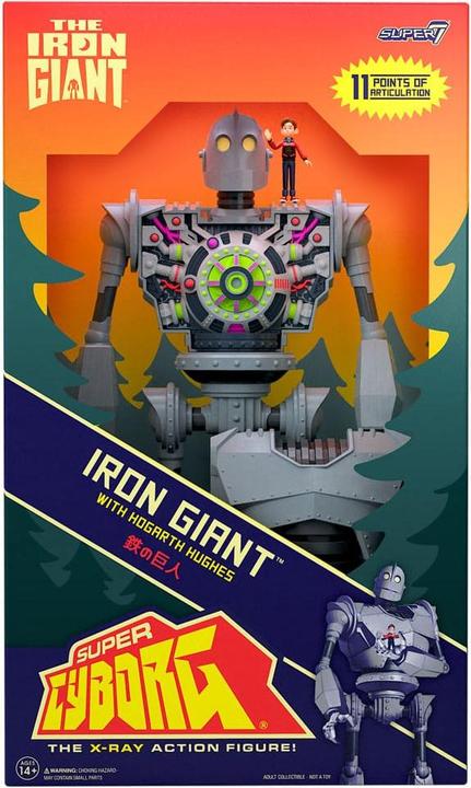 Actual product image Super7 The Iron Giant Super Cyborg Action Figure Iron Giant (Full Color) 28 cm
