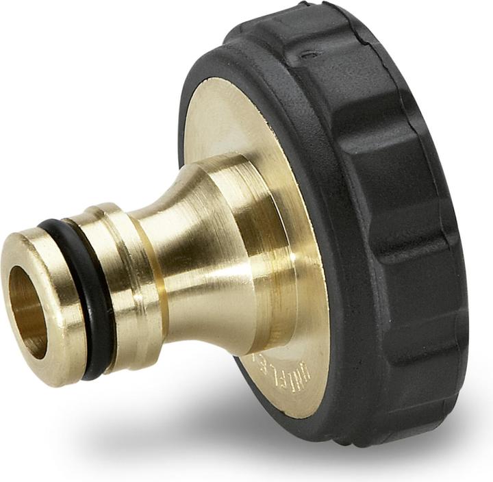 Kärcher Hahnanschluss (Adapter für Indoor Wasserhähne, Adapter für Outdoor Wasserhähne, Hahnanschluss, 19 mm)
