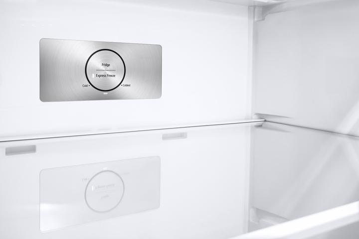Actual product image LG GTBV36PZGKD Double Door Refrigerator 70cm, Class E, 395L, Door & Linear Cooling, Stainless Steel (395 l)
