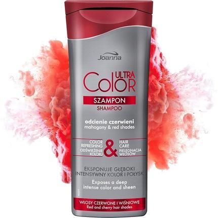 Actual product image Joanna Ultra Colour System Shampoo For Red & Cherry Hair Shampoo Highlighting Shades Of Red And (200 ml)
