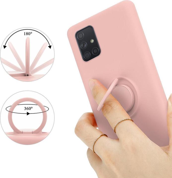 Image du produit Cadorabo Coque TPU Liquid Ring Silicone Case (Samsung Galaxy A71)