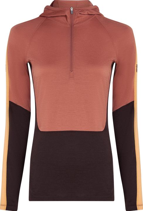 Actual product image Icebreaker Women's 200 Sonebula L/S Half Zip Hood (XL)