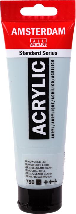 Immagine prodotto Amsterdam Vernice acrilica - tubi da 120 ml (Grigio bluastro chiaro, 120 ml)