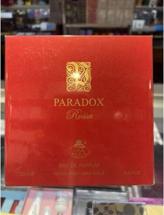 Fragrance World Paradox Rossa By Fa Paris Eau De Parfum 100ml 3.4 Fl Oz (Eau de Parfum)