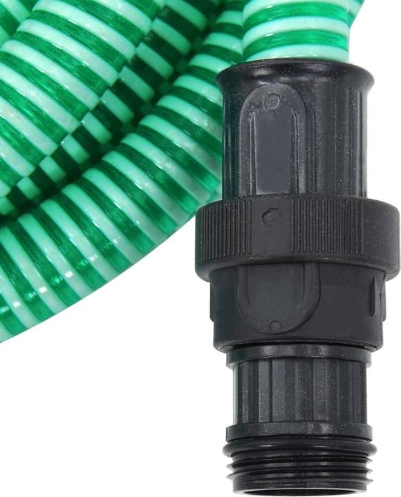 Actual product image VidaXL Saugschlauch mit PVC-Anschlüssen Transparent 1" 10 m PVC Schlauch (10 m, 26 mm)
