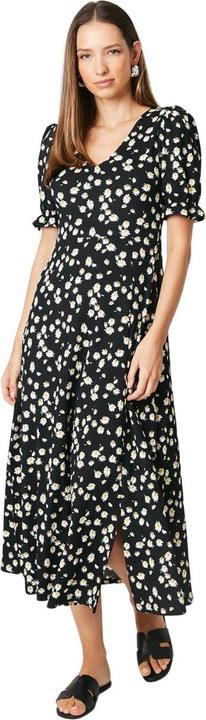 Dorothy Perkins Midikleid VAusschnitt kurzärmlig