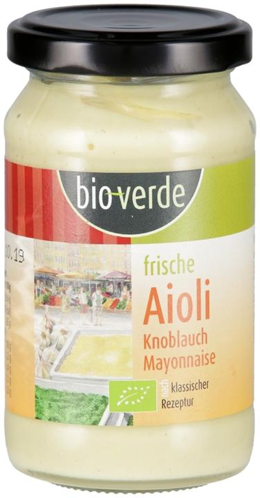 Produktbild Bio-verde Frische Aioli Knoblauch-Mayonaise (165 g)