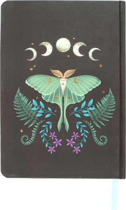 Actual product image Something Different Moth A5 Notebook (A5, Lined, Hardcover)
