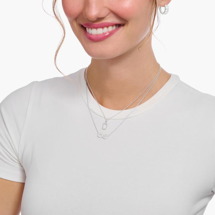 Produktbild Thomas Sabo Kette mit Infinity-Anhänger Silber (925 Sterlingsilber, 38 - 45 cm)