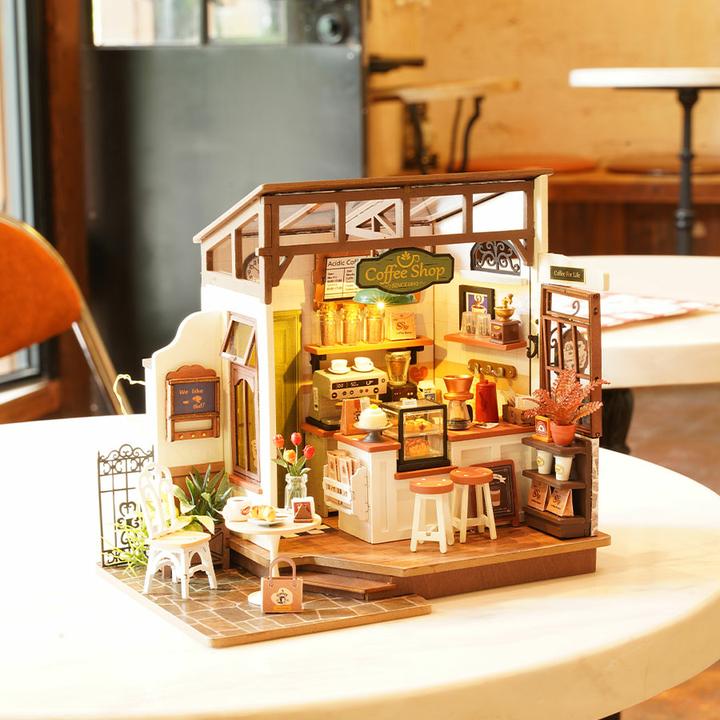 Produktbild Robotime Slow Life Café No.17 - Diorama