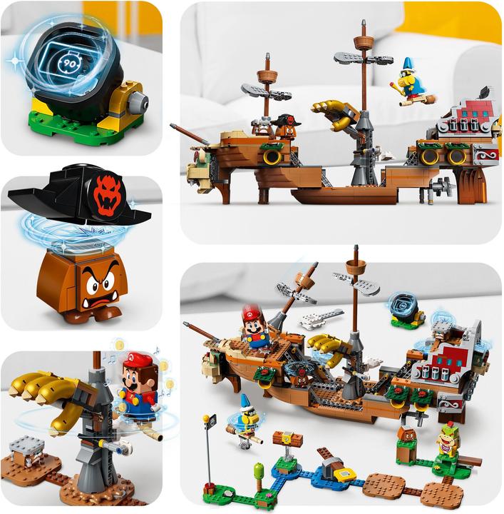Produktbild LEGO Bowsers Luftschiff - Erweiterungsset (71391, LEGO Super Mario)