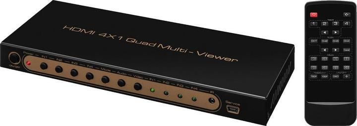 Produktbild Monacor HD-Quad-Splitter/ 4 IN - 1 OUT