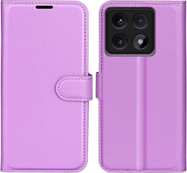 Actual product image MU Classic Litchi Leather Bookcover Series (Xiaomi 14T)
