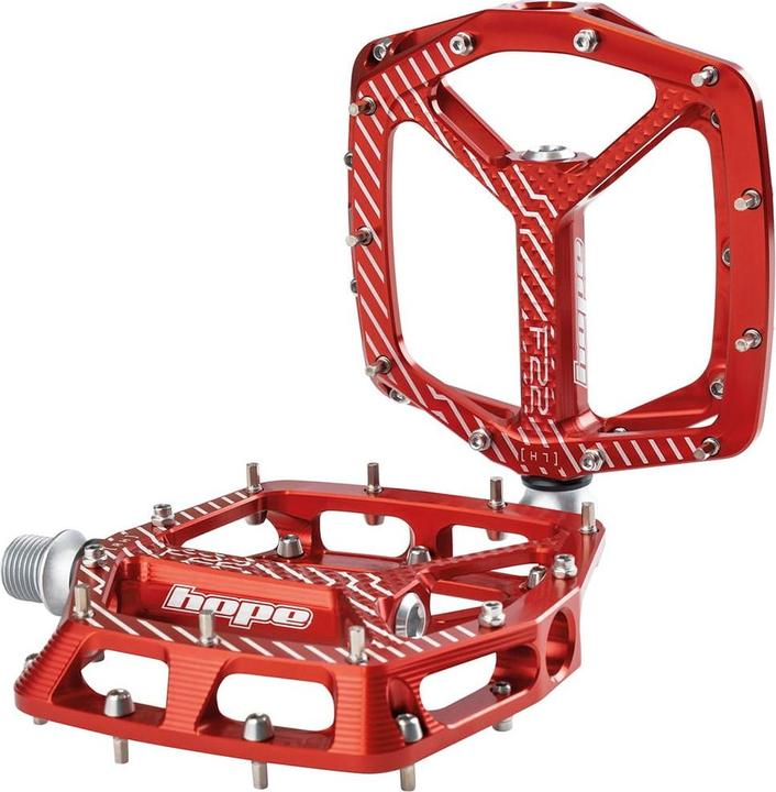 Actual product image Hope F22 Pedals - red